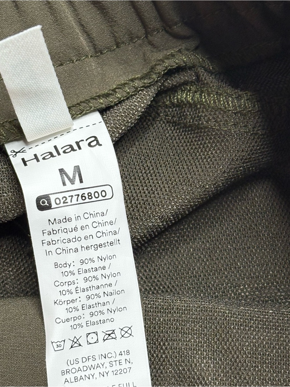 HALARA Mid Rise Adjustable Waistband Pocket Casual Shorts - Picture 3 of 3
